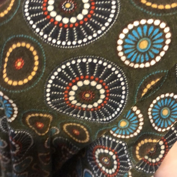 Green printed dress - Picture 4 of 4